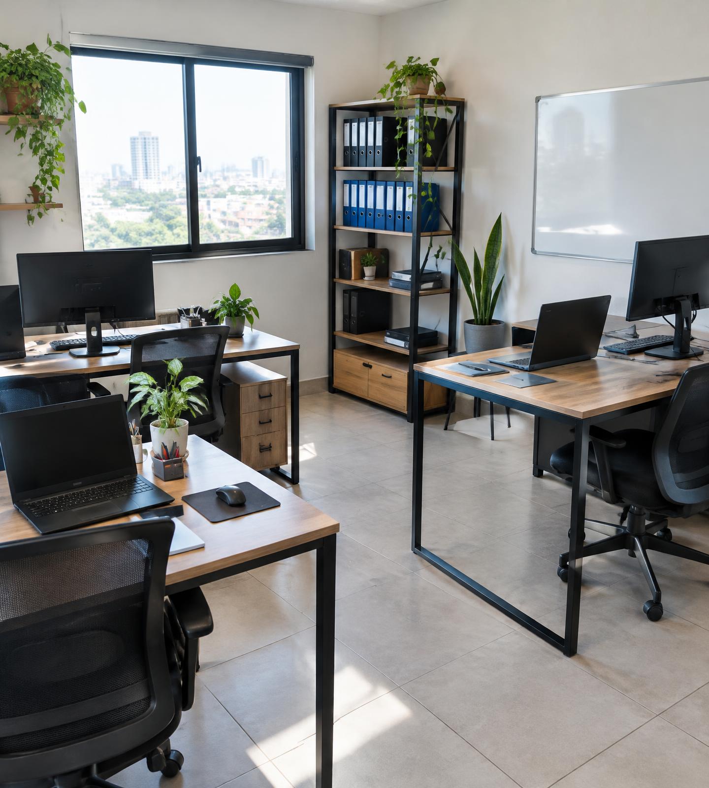 Escritório de uma empresa de serviços